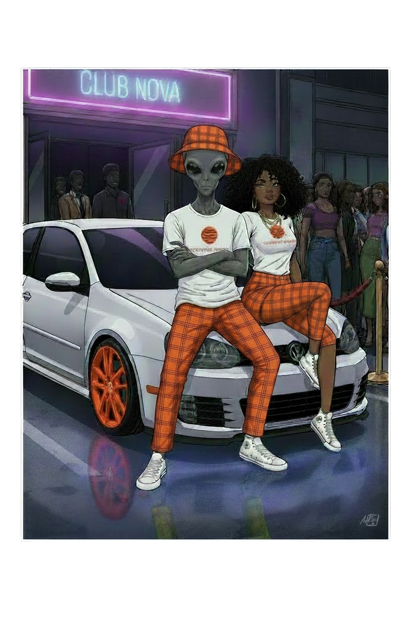 The ET Universe Drop: Dapper D × Nova Car Scene Tee + ET Logo Hoodie