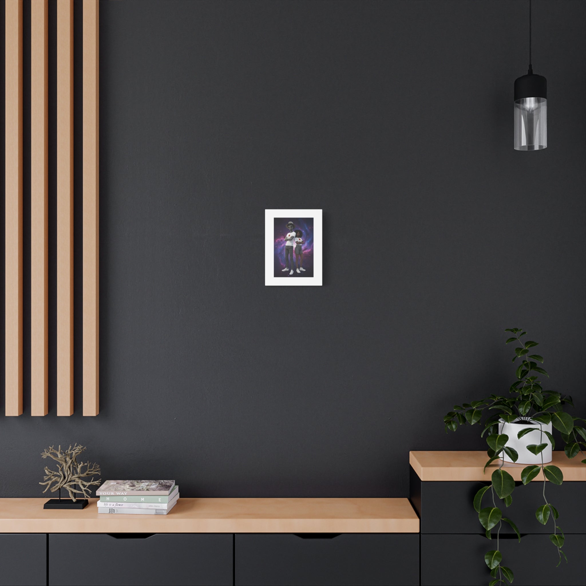 Eccentric Trendz Modern Dapper D & Nova Minimal Wall Art