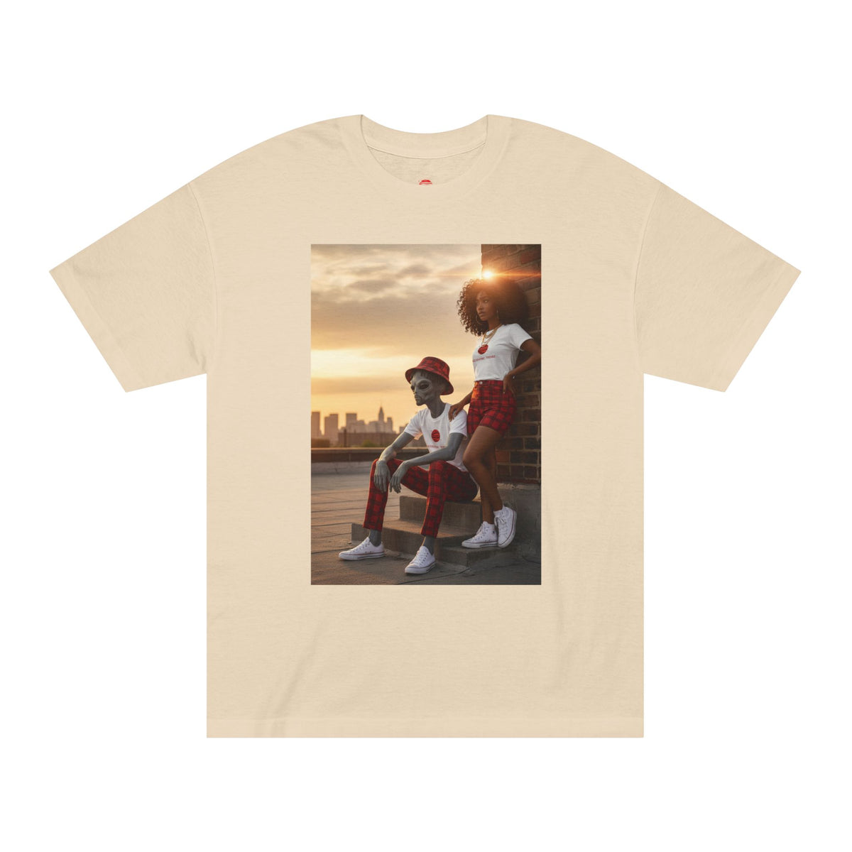 Eccentric Trendz Nova's Love Minimal Graphic Tee