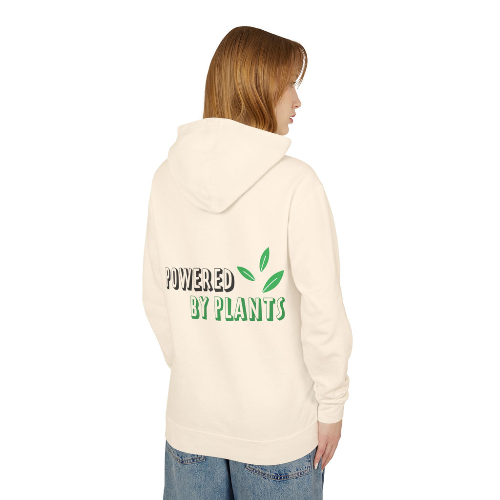 Eccentric Trendz Powered by Plants Hoodie Graphic Hoodie