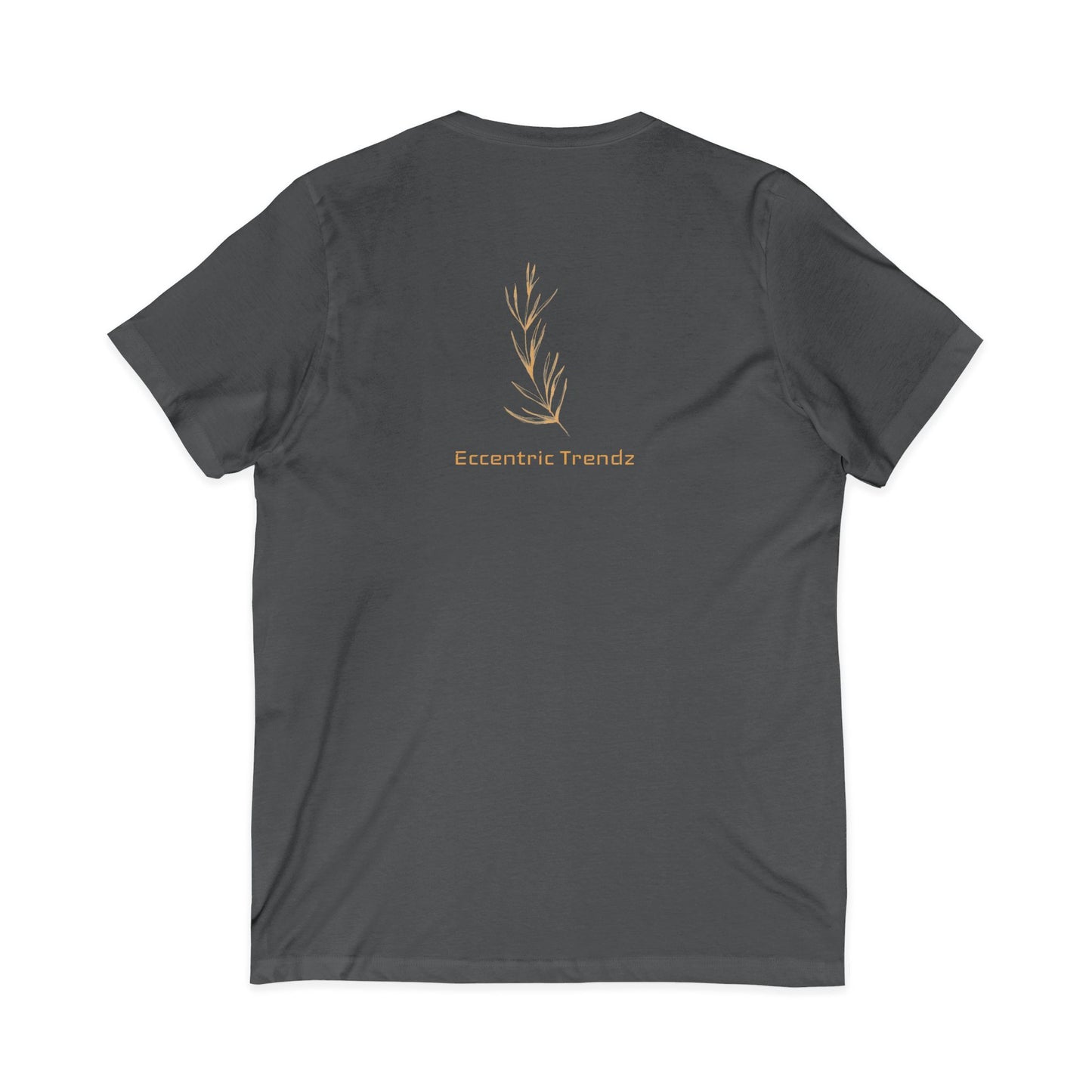 Eccentric Trendz Leaf V-Neck Tee — Stylish Soft Cotton