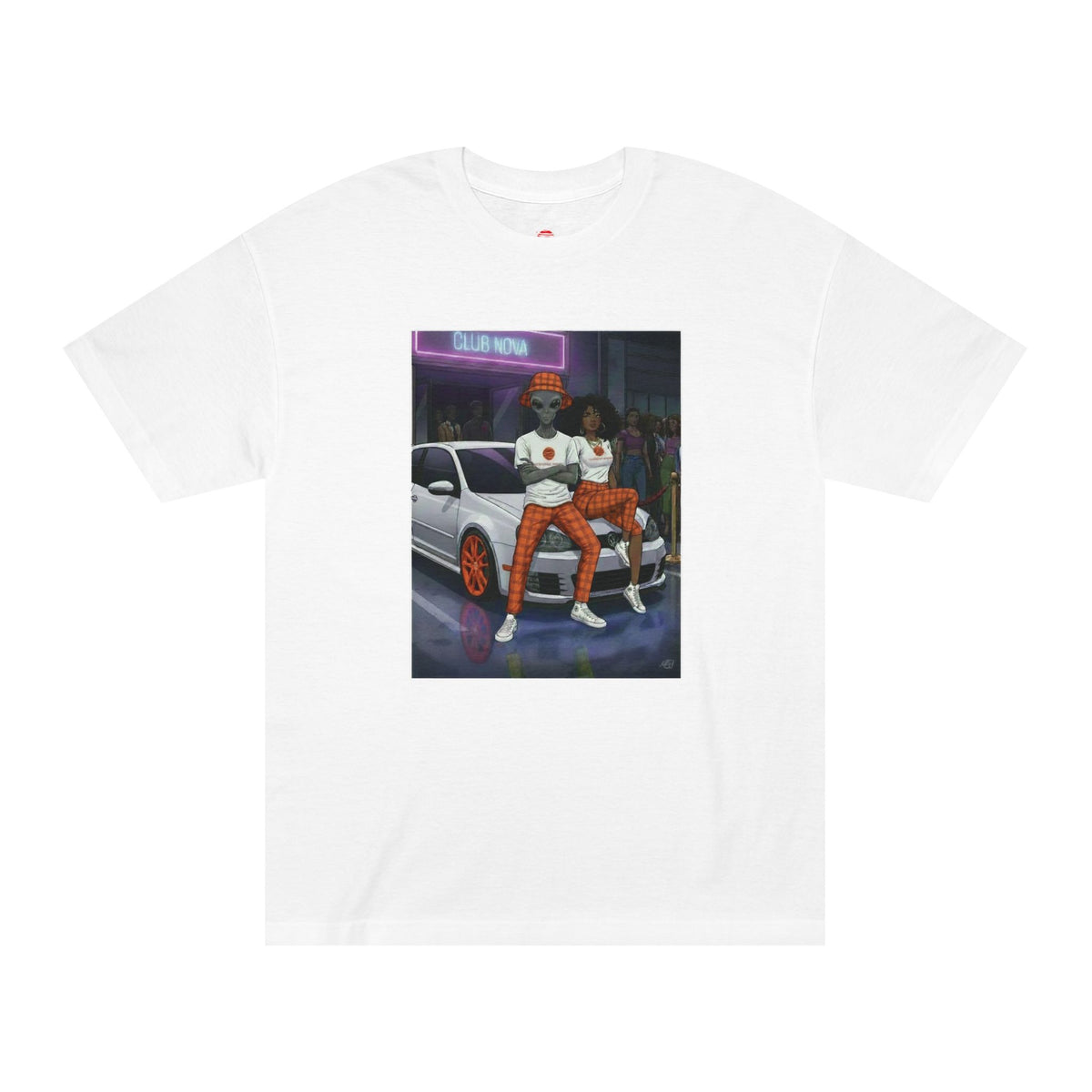 ECCENTRIC TRENDZ ILLUSTRATED CLUB NOVA TEE