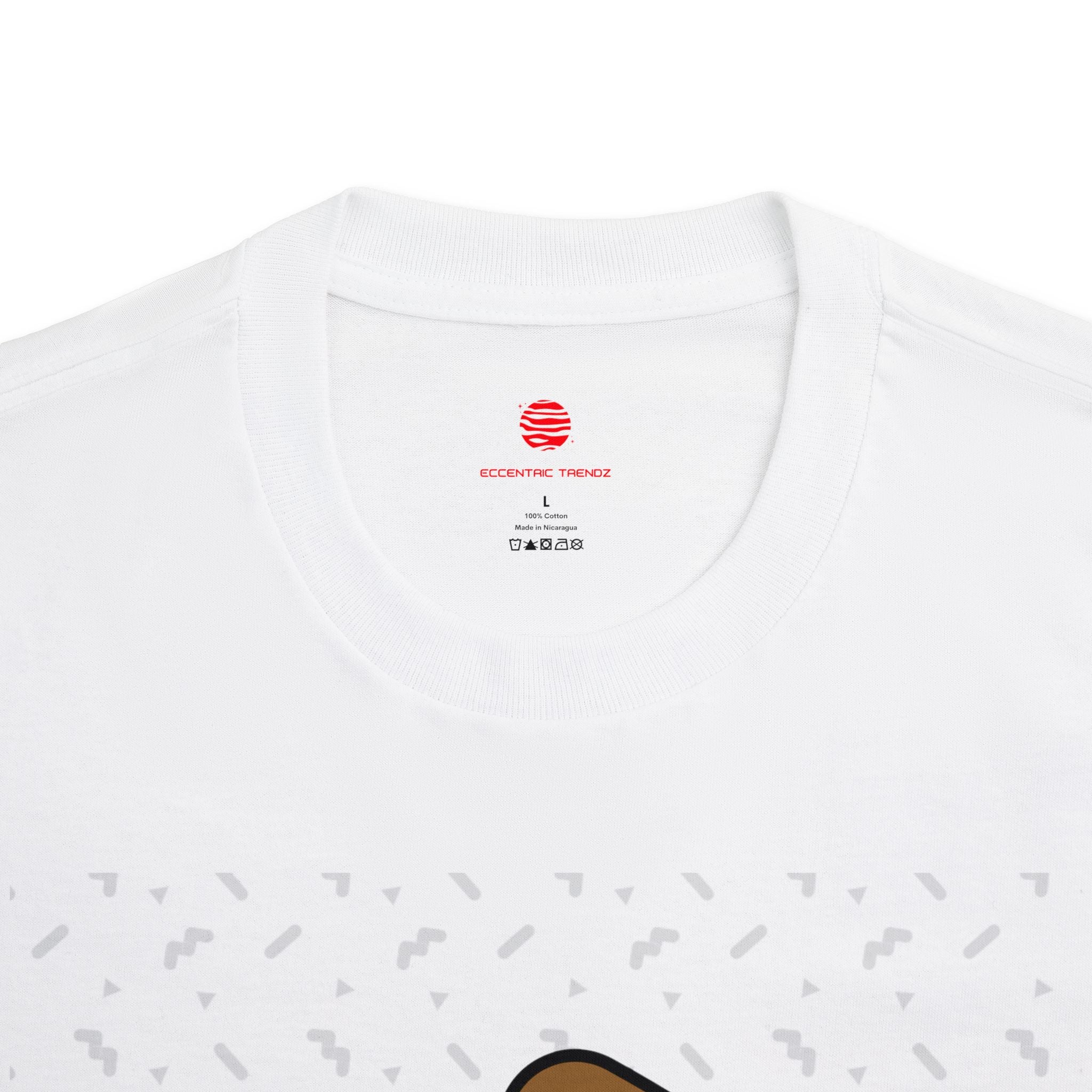 Eccentric Trendz Retro Pixel Pizza Graphic T-Shirt