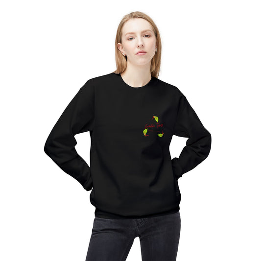 Eccentric Trendz Serotonin Floral Graphic Crewneck Sweatshirt