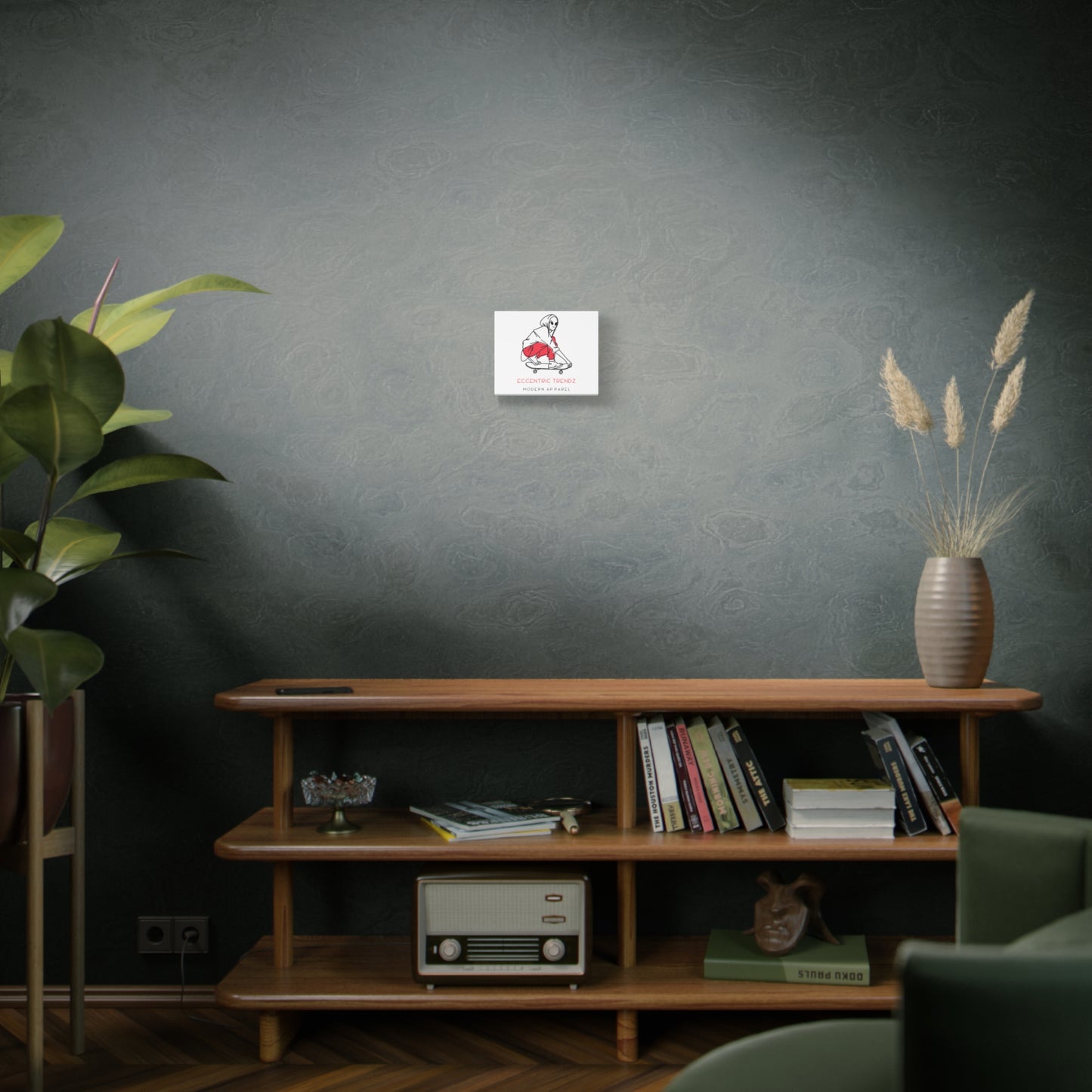 Eccentric Trendz" Modern Apparel Alien Skater Wall Art