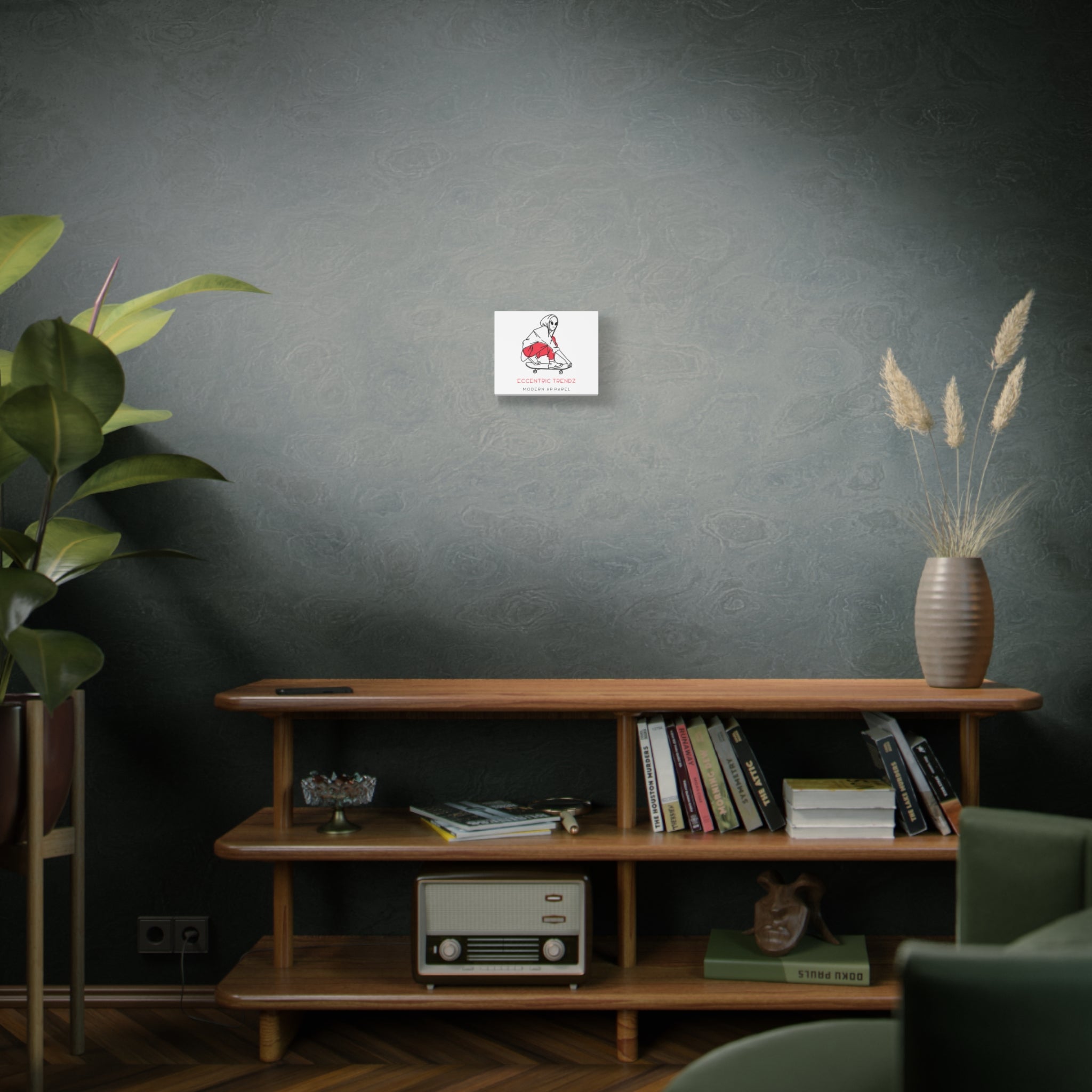Eccentric Trendz" Modern Apparel Alien Skater Wall Art
