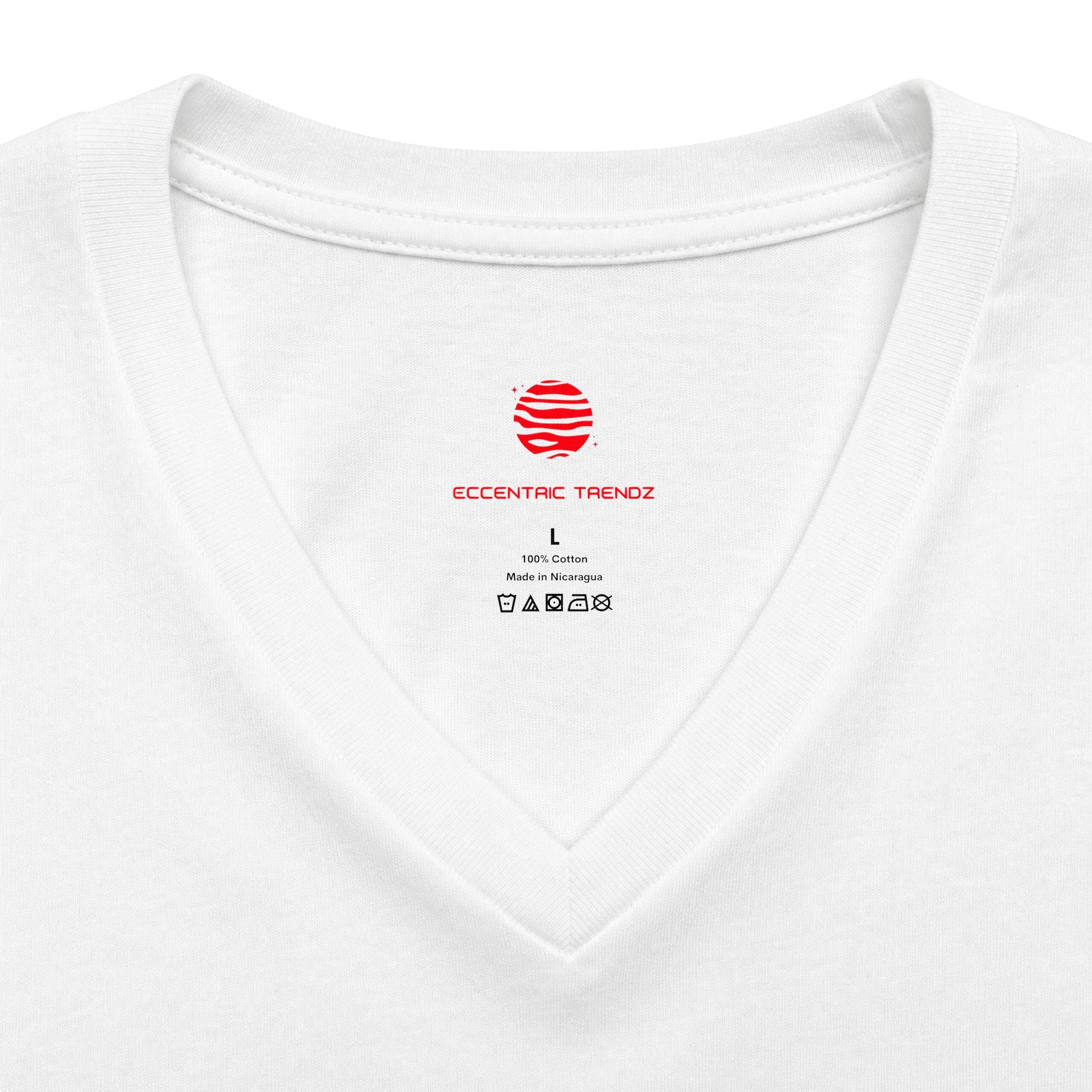 Eccentric Trendz Stylish Soft Cotton V-Neck Tee Skater