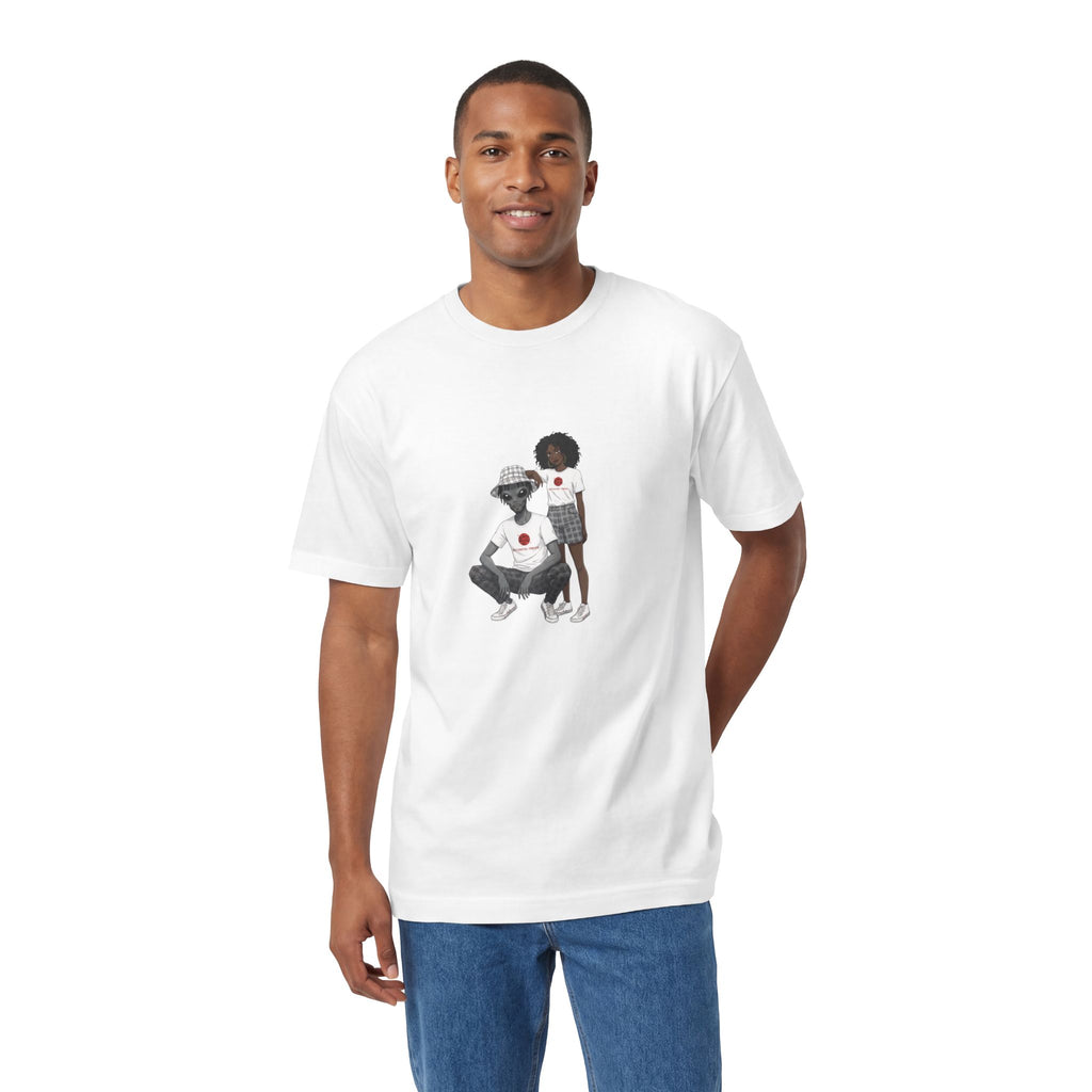 Eccentric Trendz Minimalist Dapper D & Nova Chill Design Graphic Tee