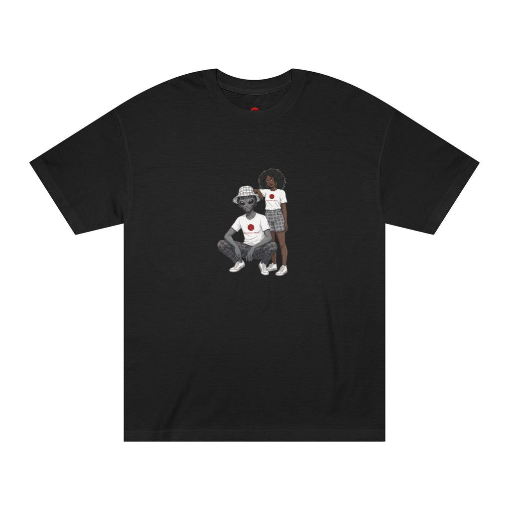 Eccentric Trendz Minimalist Dapper D & Nova Chill Design Graphic Tee