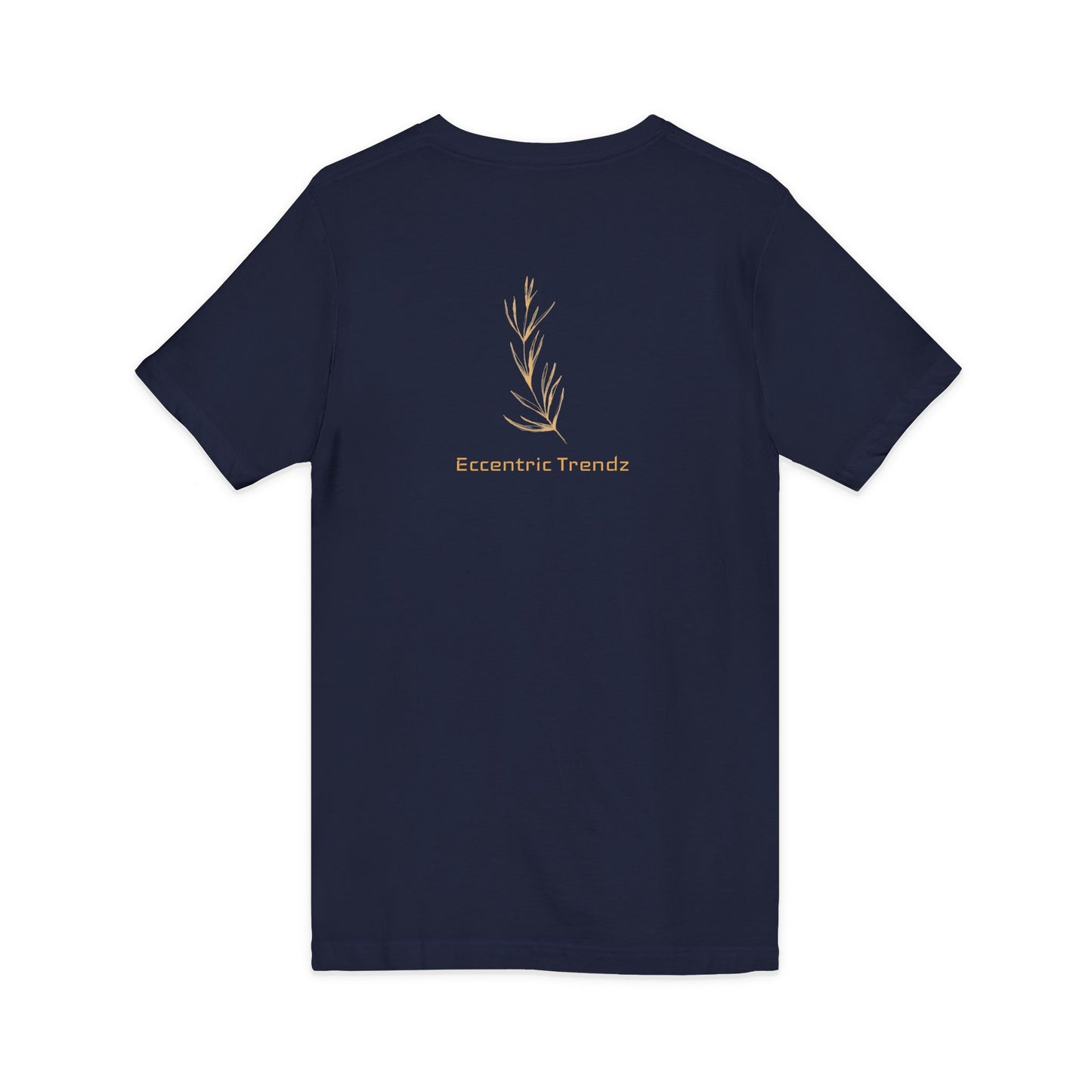 Eccentric Trendz Leaf V-Neck Tee — Stylish Soft Cotton
