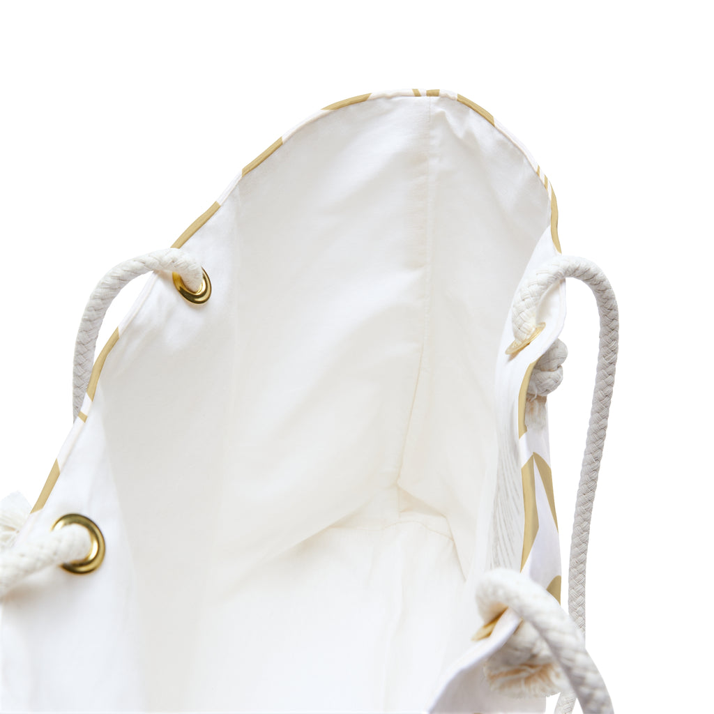 Eccentric Trendz Golden Leaf Floral Weekender Travel Bag