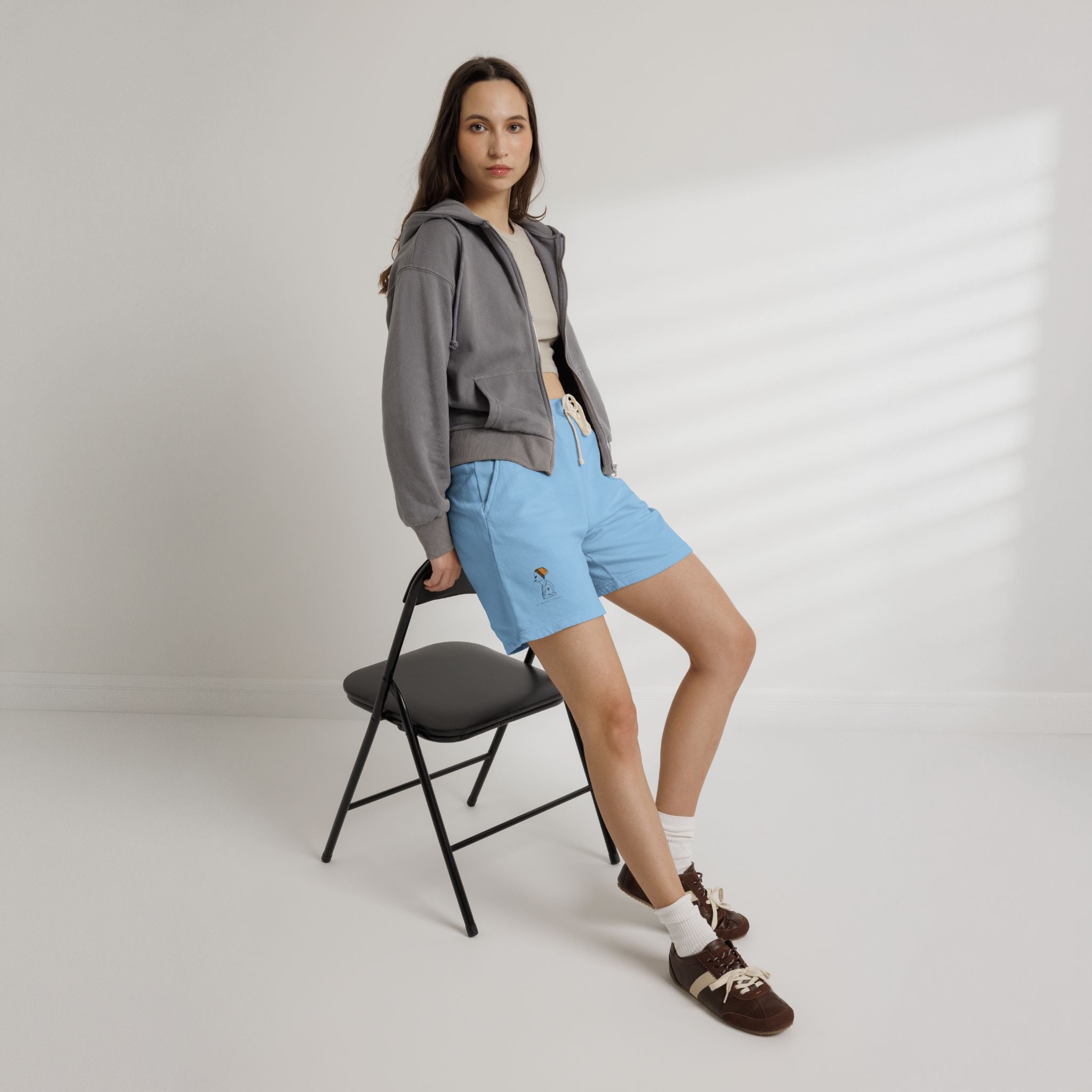 Eccentric Trendz Stylish Comfy Vibrant Smoking Alien Fleece Shorts