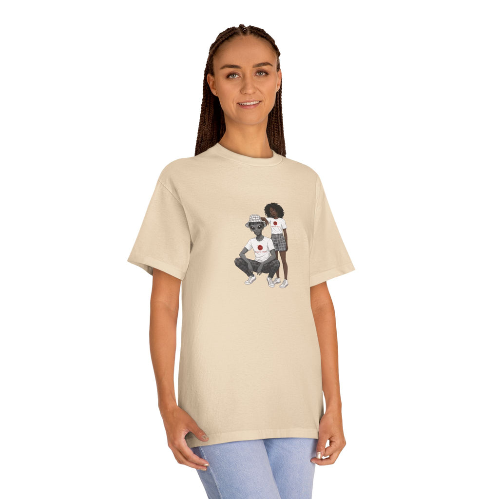 Eccentric Trendz Minimalist Dapper D & Nova Chill Design Graphic Tee