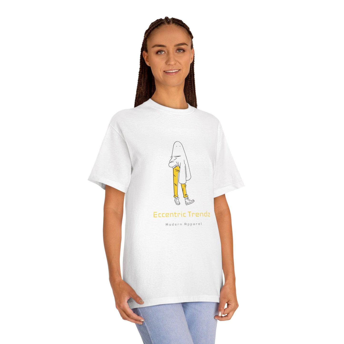 Eccentric Trendz Minimal Ghost Character Unisex Soft style Tee
