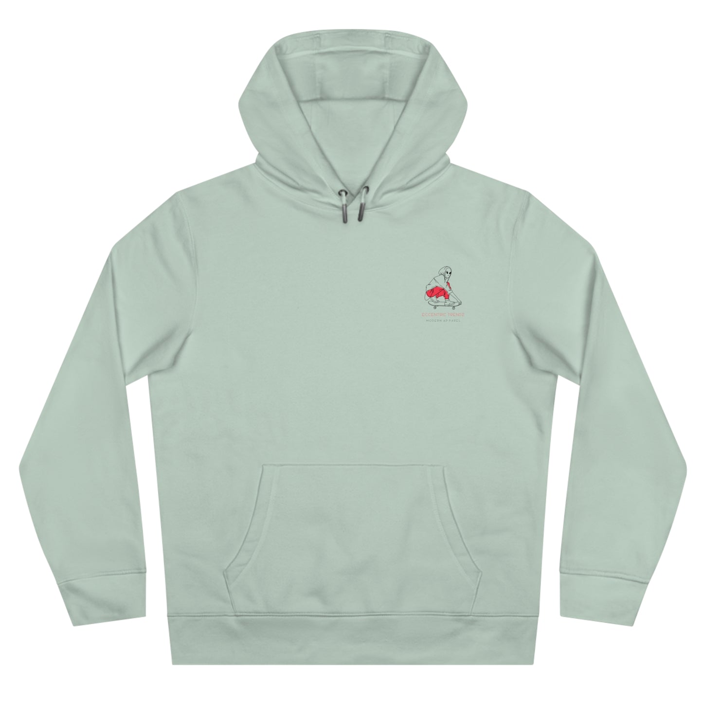Eccentric Trendz Vibrant Alien Skater Hoodie