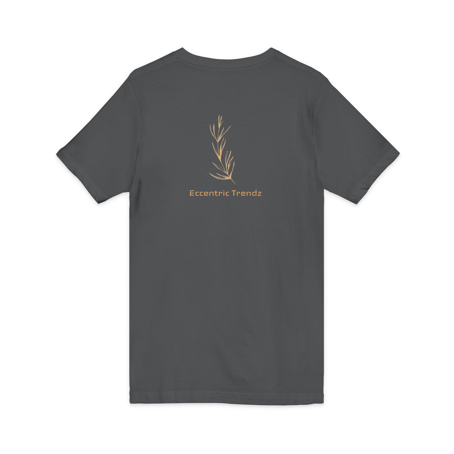 Eccentric Trendz Leaf V-Neck Tee — Stylish Soft Cotton
