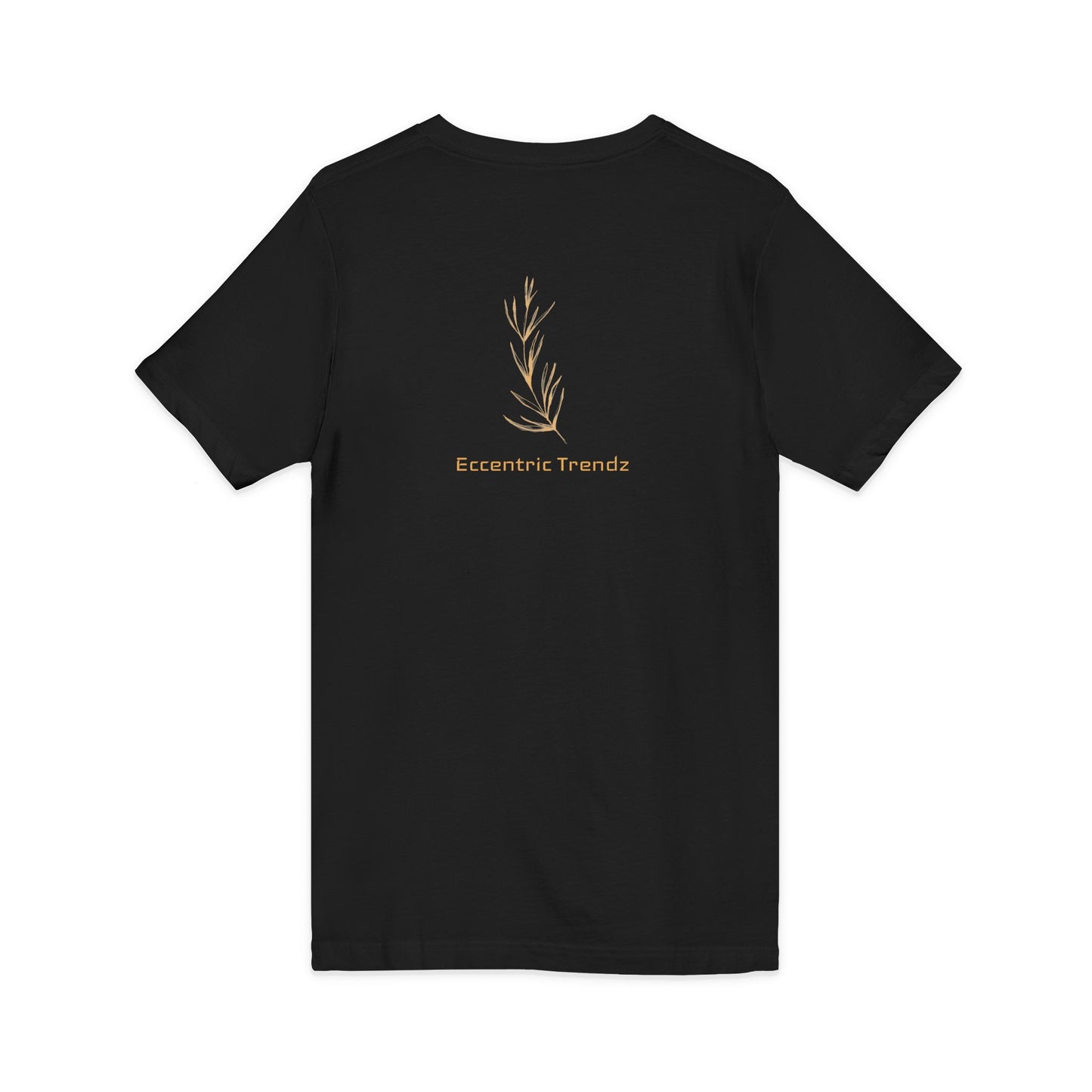Eccentric Trendz Leaf V-Neck Tee — Stylish Soft Cotton