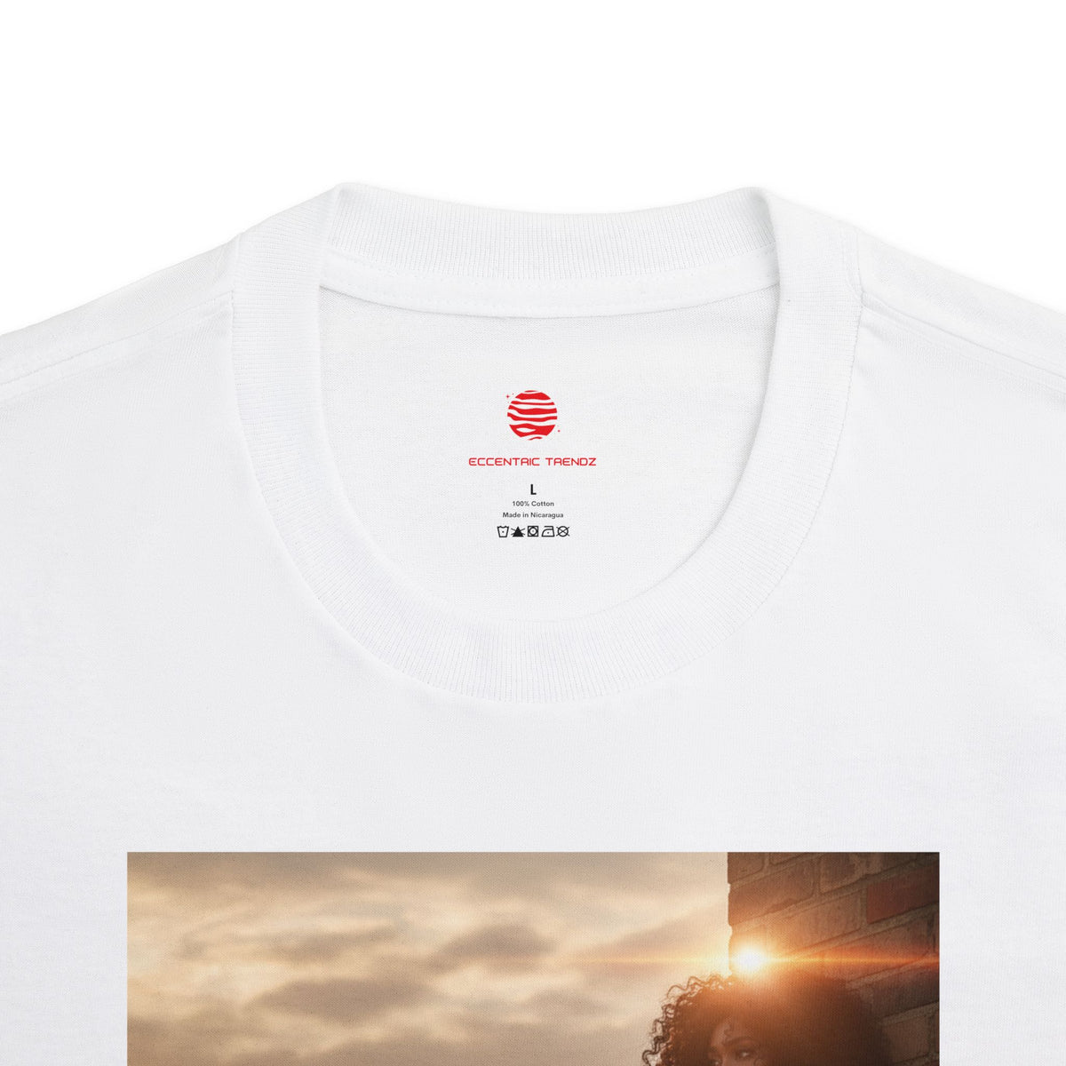 Eccentric Trendz Nova's Love Minimal Graphic Tee