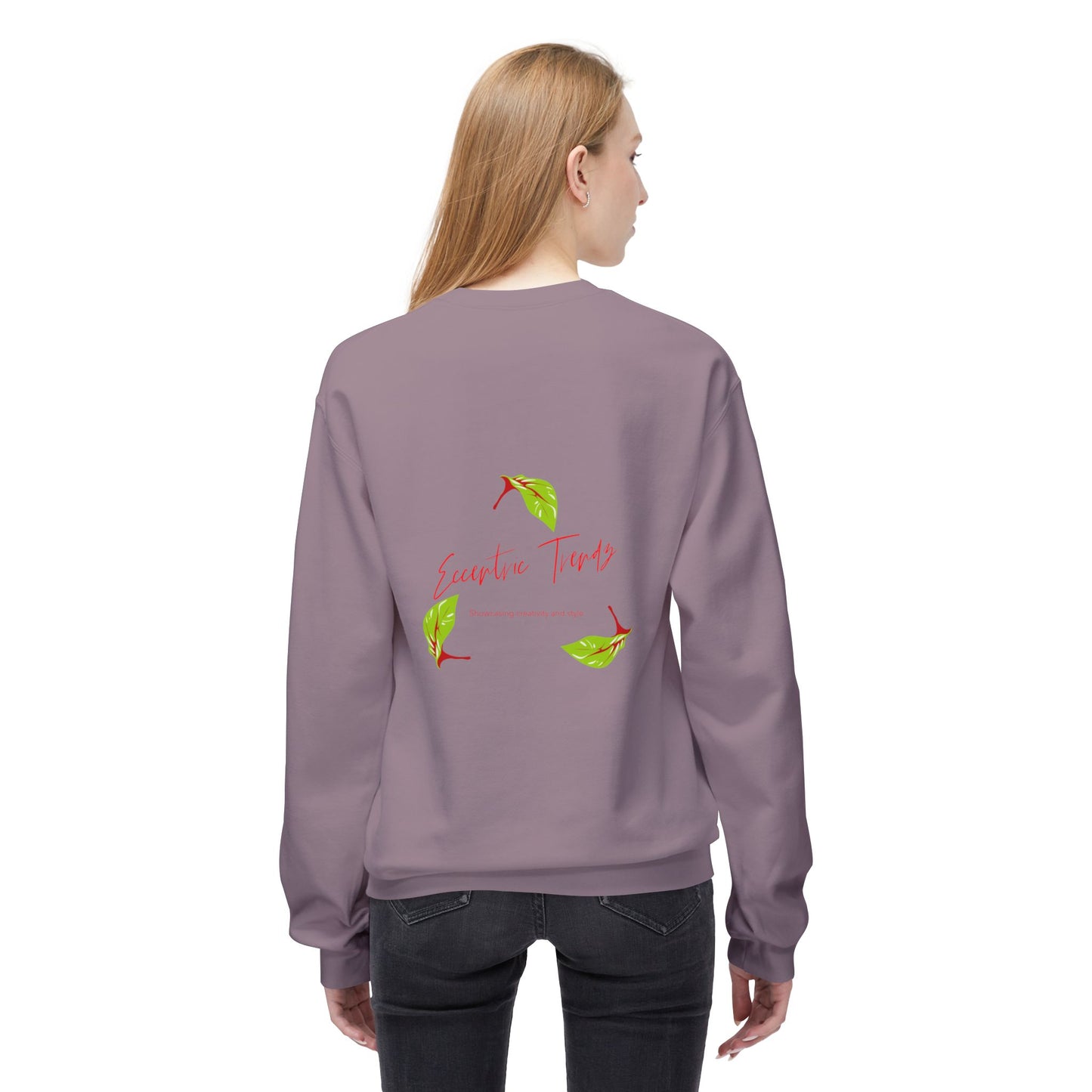 Eccentric Trendz Serotonin Floral Graphic Crewneck Sweatshirt