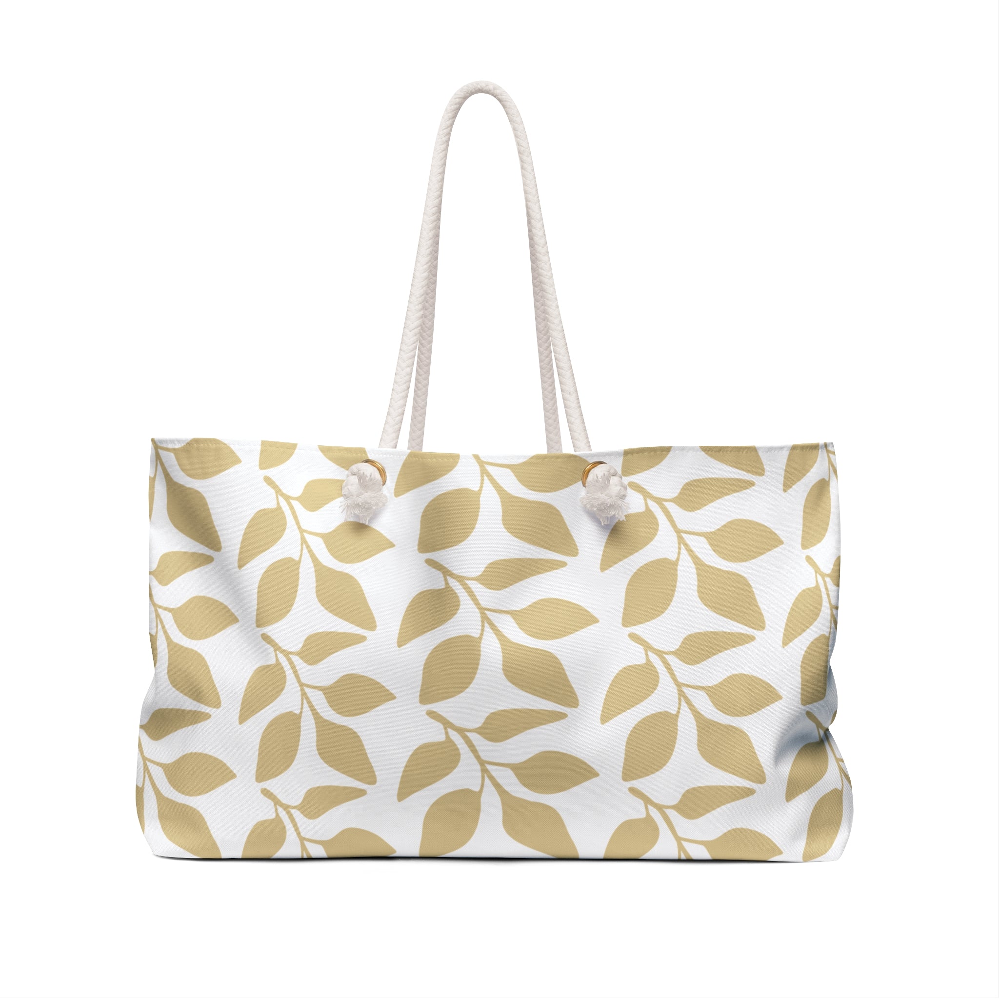Eccentric Trendz Golden Leaf Floral Weekender Travel Bag