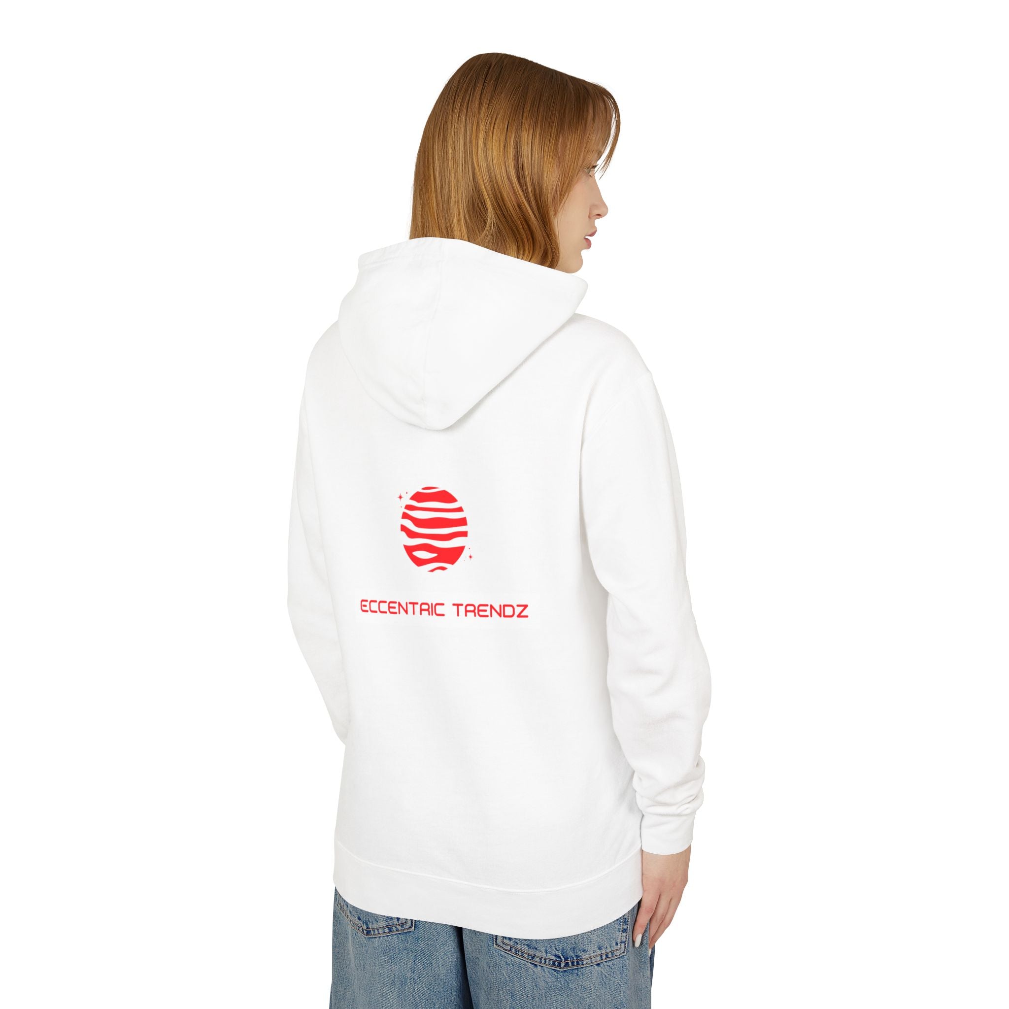 Eccentric Trendz Lightweight Cream Pullover Logo Hoodie