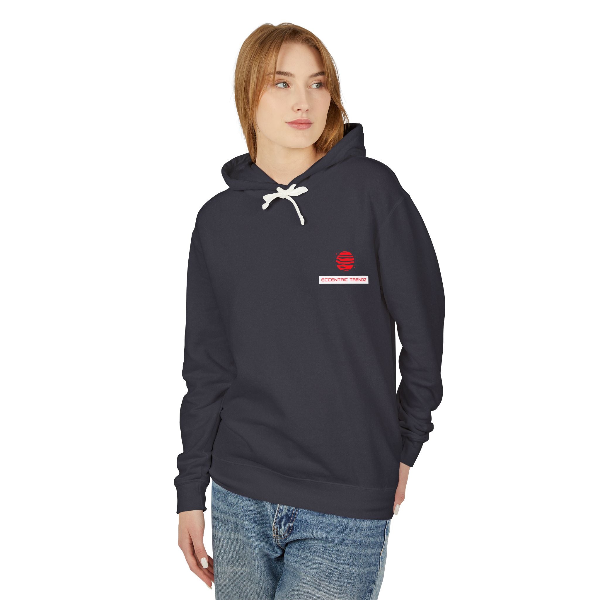 Eccentric Trendz Lightweight Cream Pullover Logo Hoodie