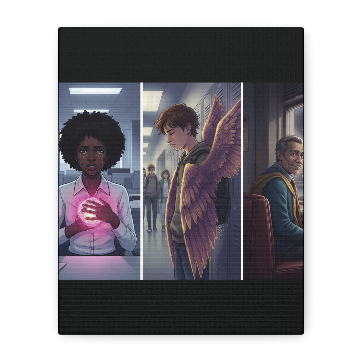 ECCENTRIC TRENDZ - TRIPTYCH HIDDEN ONES DIMMING THEIR LIGHT