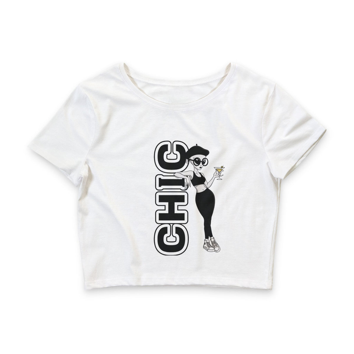 Eccentric Trendz Ladie's CHIC GRAPHIC TEE