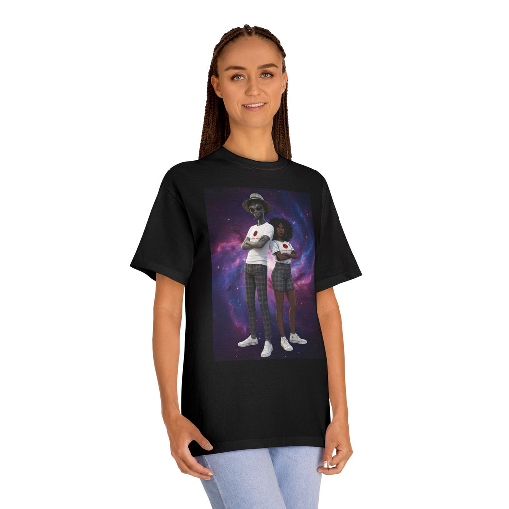 Eccentric Trendz dapper d & nova Minimal Graphic Tee