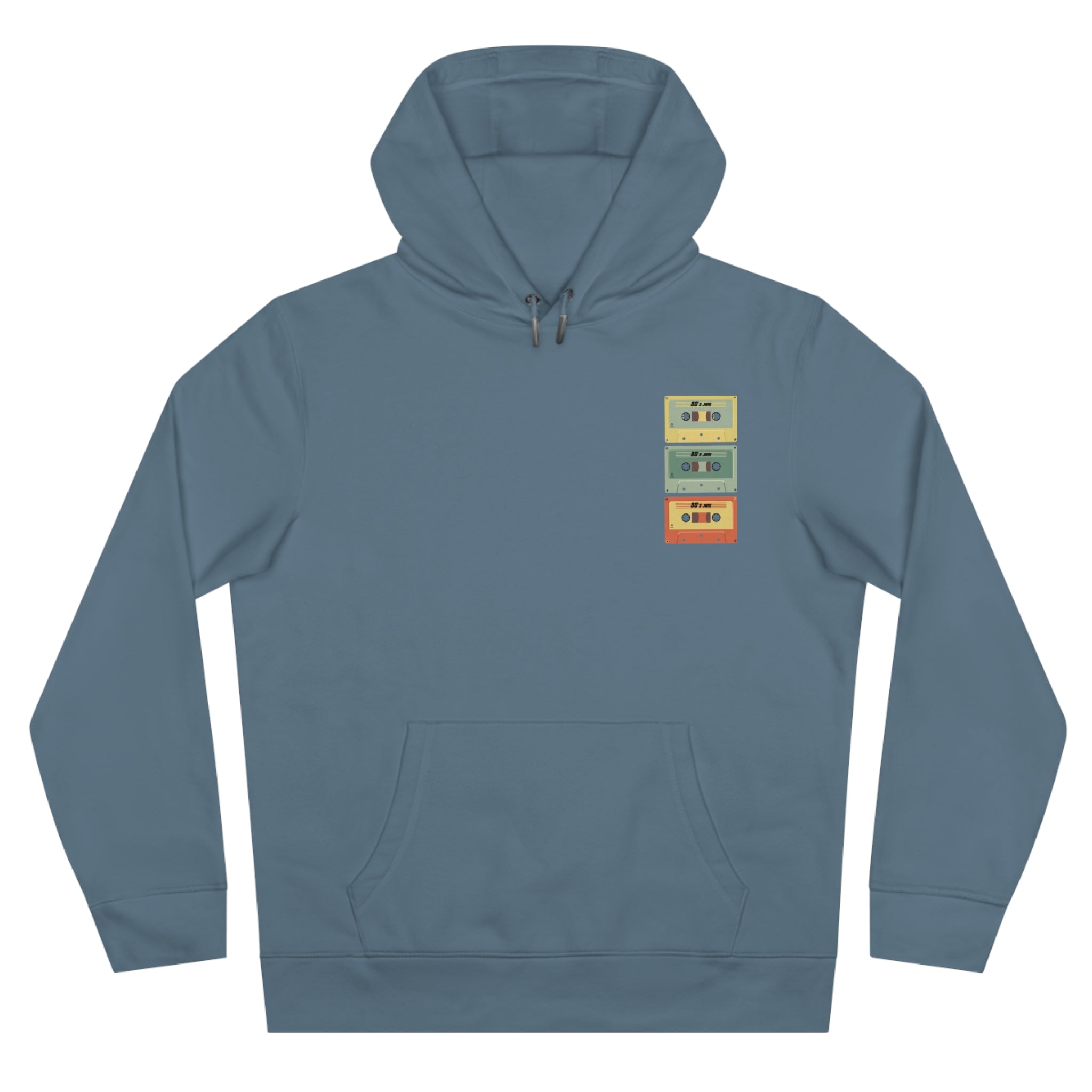 Eccentric Trendz Vibrant Vintage Retro Cassette Tape Hoodie