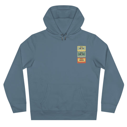Eccentric Trendz Vibrant Vintage Retro Cassette Tape Hoodie