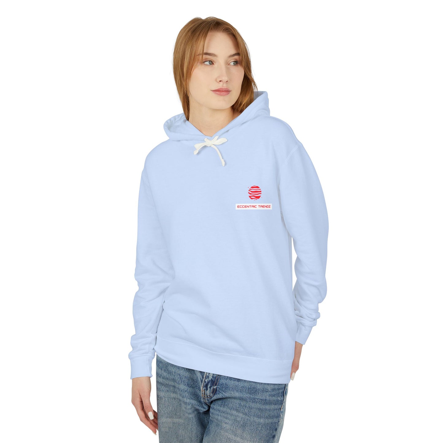 Eccentric Trendz Lightweight Cream Pullover Logo Hoodie