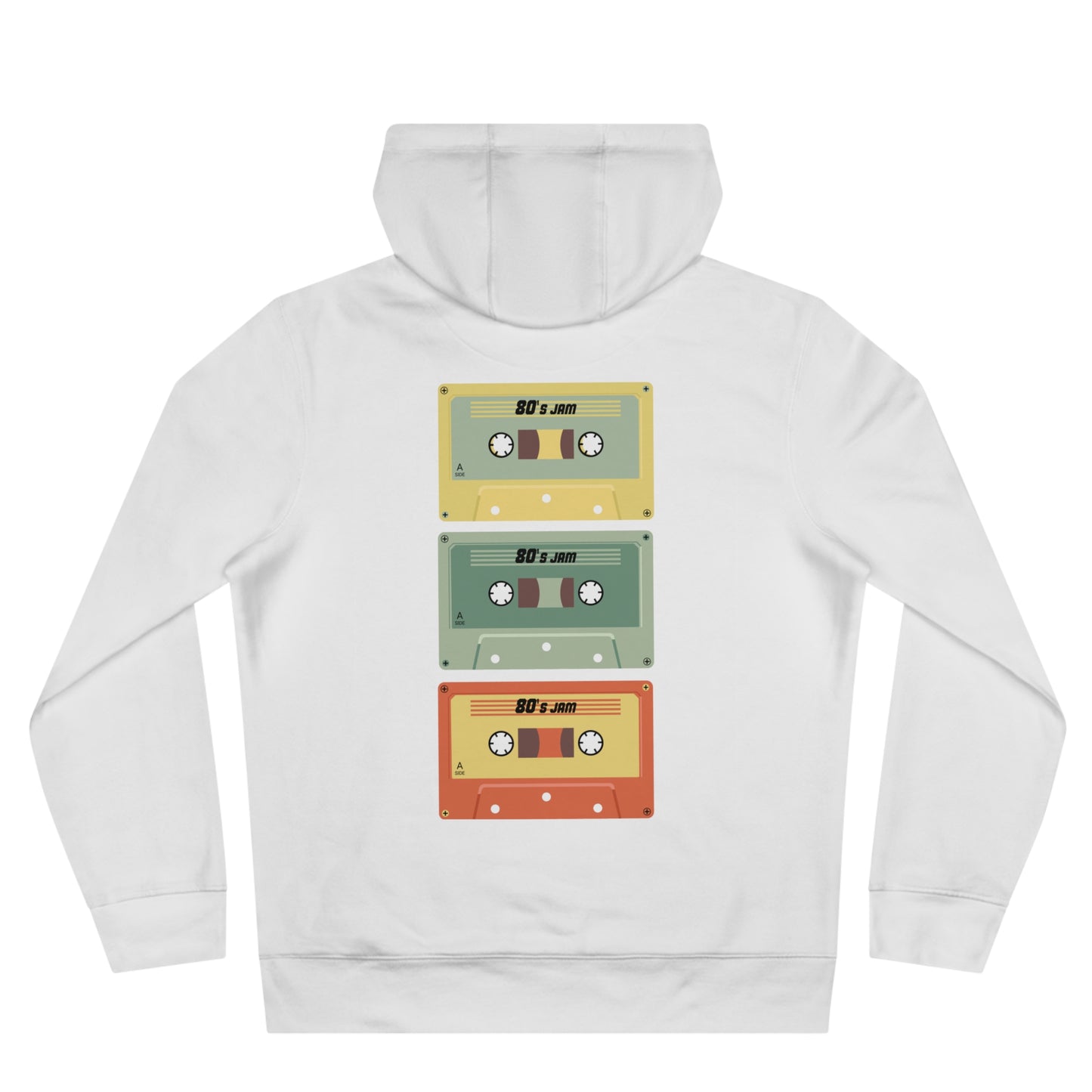 Eccentric Trendz Vibrant Vintage Retro Cassette Tape Hoodie