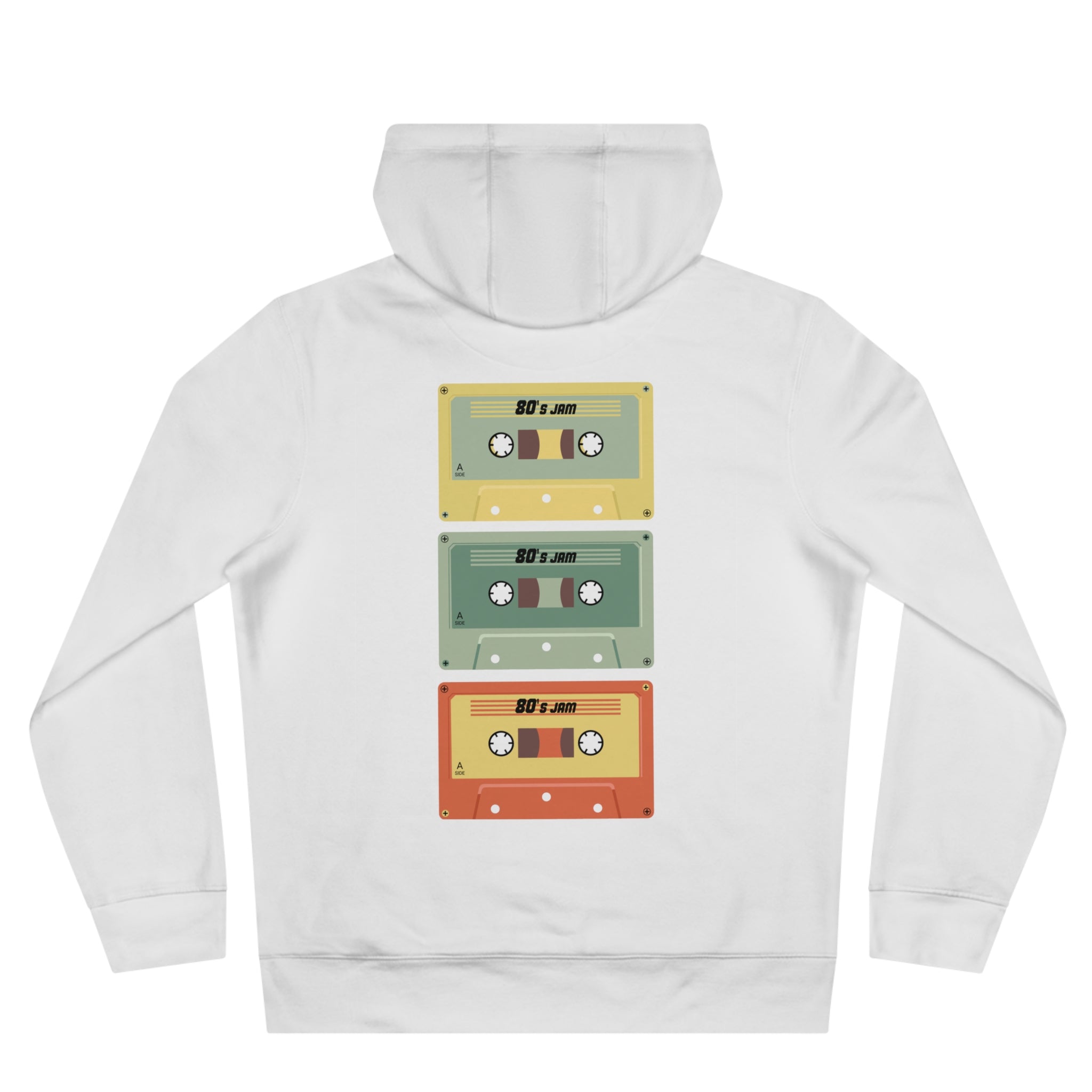 Eccentric Trendz Vibrant Vintage Retro Cassette Tape Hoodie