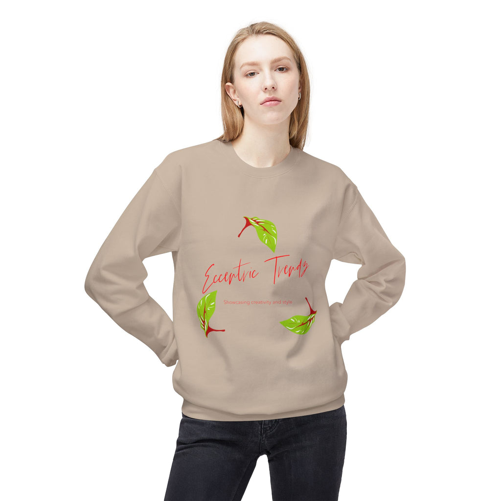 Eccentric Trendz Floral Graphic Crewneck Sweatshirt