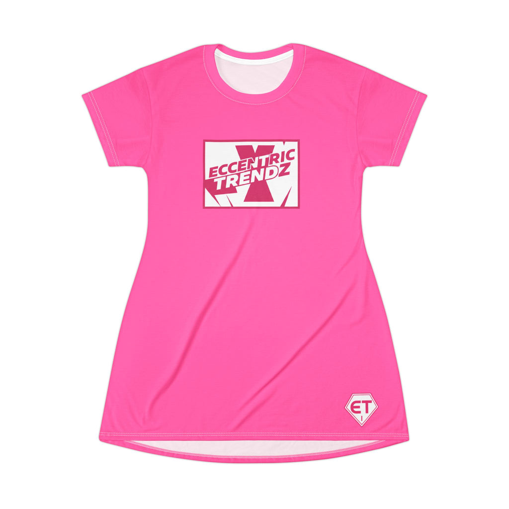 ECCENTRIC TRENDZ NOVA'S MINIMALISTIC DRESS ( MAGENTA )