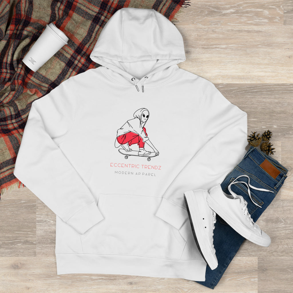 Eccentric Trendz Vibrant Alien Skater Hoodie