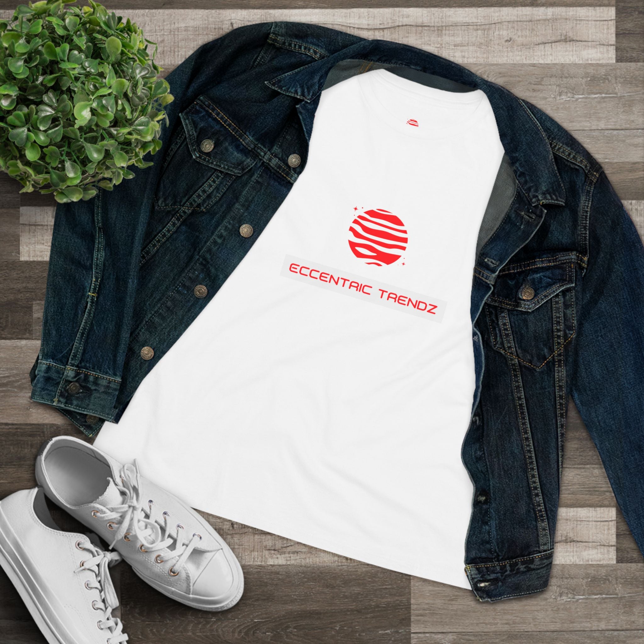 Eccentric Trendz Ladies' Minimal Graphic Tee