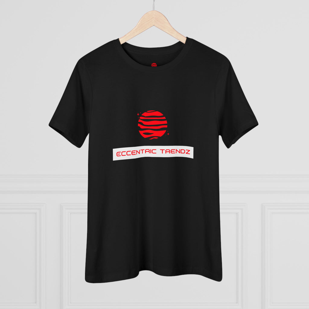 Eccentric Trendz Ladies' V-Neck " Minimal Graphic Tee