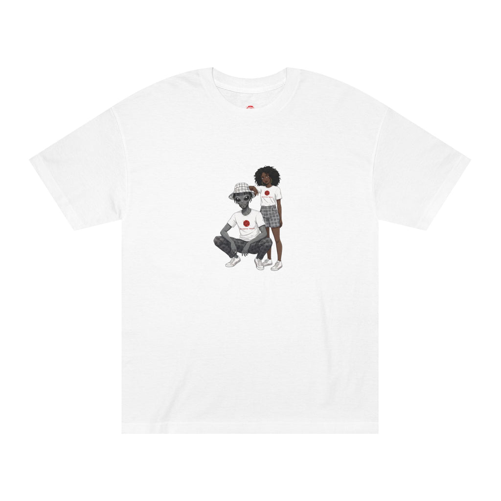 Eccentric Trendz Minimalist Dapper D & Nova Chill Design Graphic Tee
