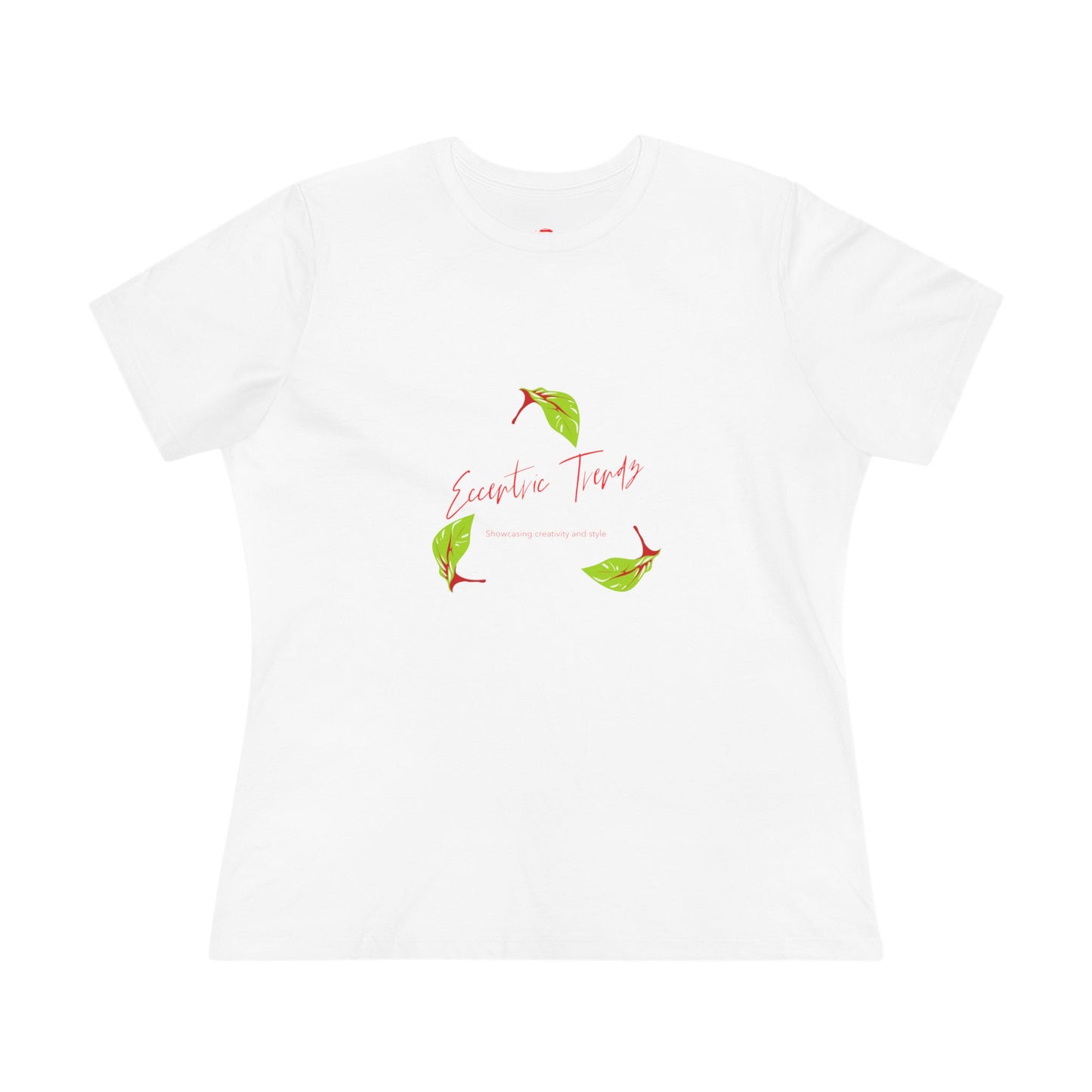 Eccentric Trendz Ladies' V-Neck "Escape to Tropics" Minimal Graphic Tee
