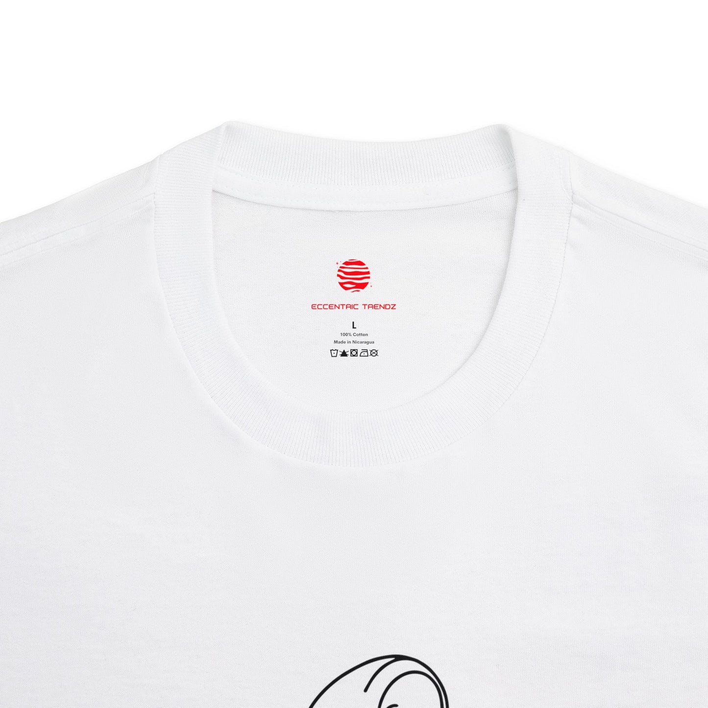 Eccentric Trendz Alien Skater Graphic Tee — Minimalist Skateboard design