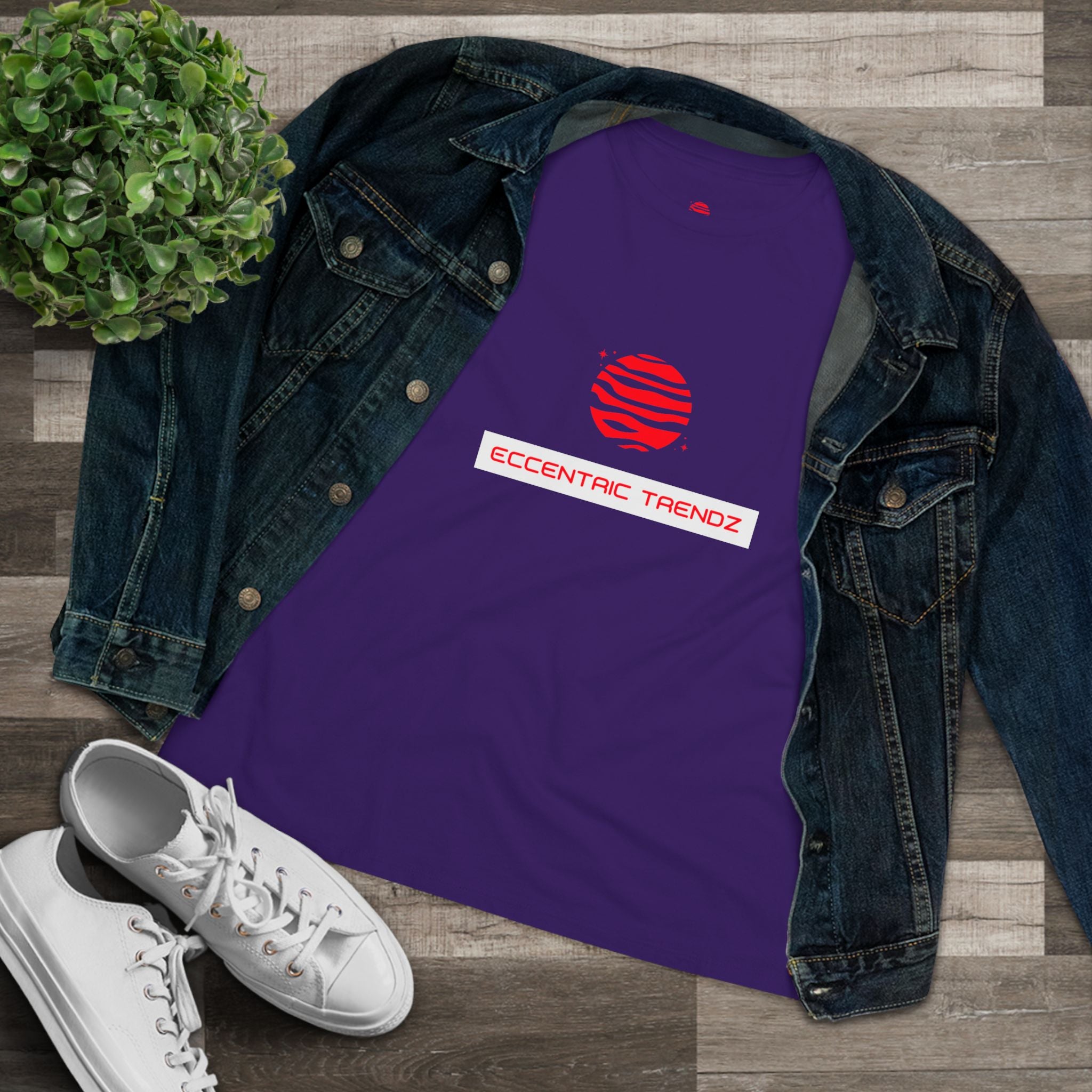 Eccentric Trendz Ladies' Minimal Graphic Tee