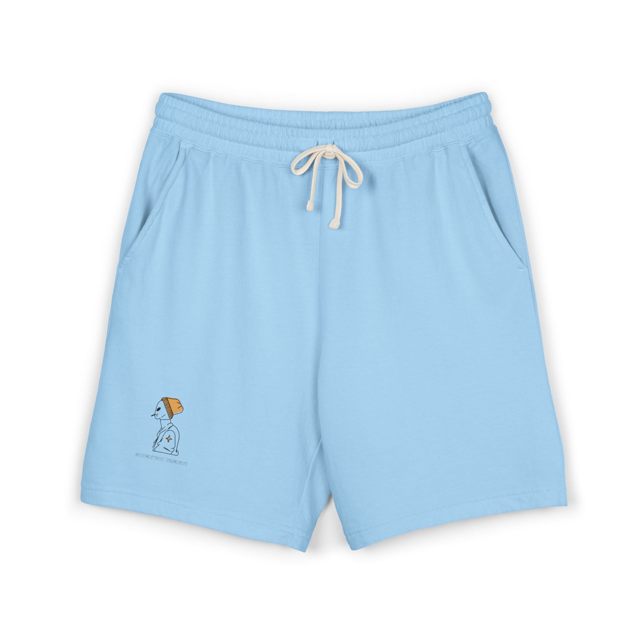 Eccentric Trendz Stylish Comfy Vibrant Smoking Alien Fleece Shorts
