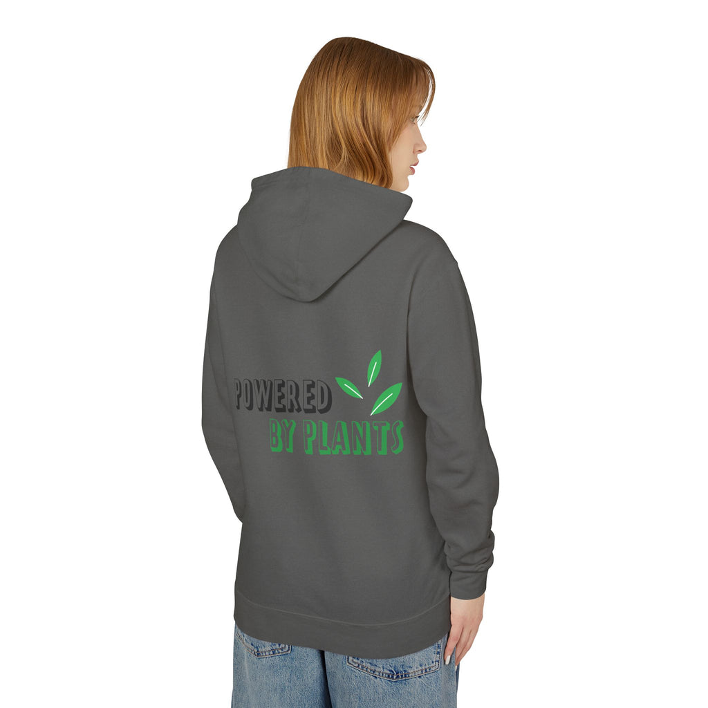 Eccentric Trendz Powered by Plants Hoodie Graphic Hoodie