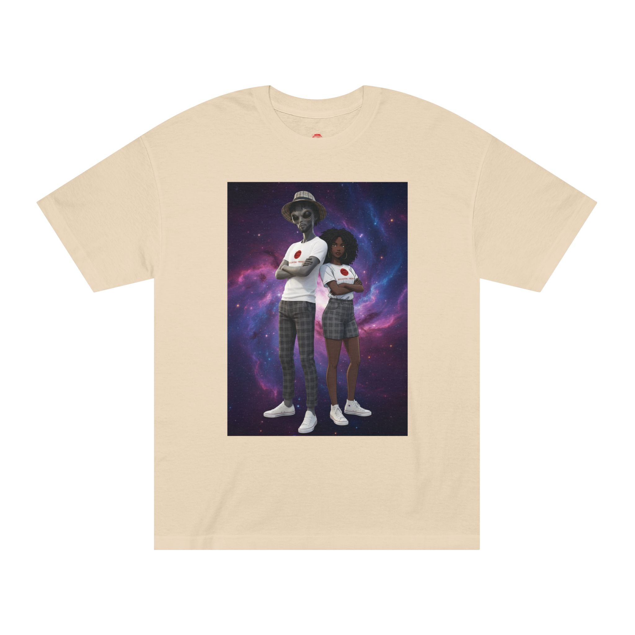 Eccentric Trendz dapper d & nova Minimal Graphic Tee