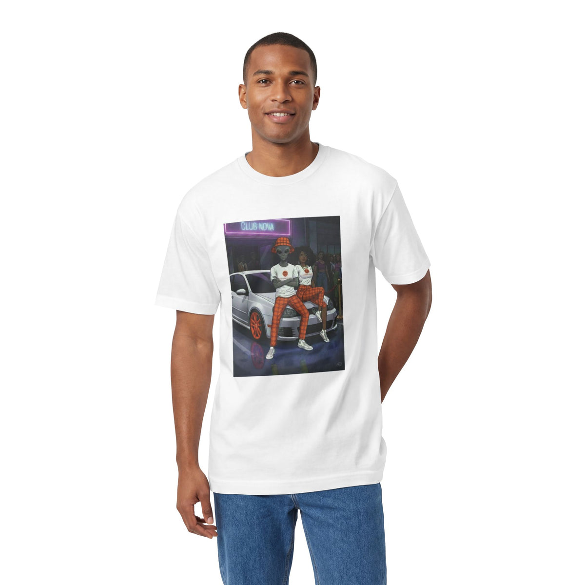 ECCENTRIC TRENDZ ILLUSTRATED CLUB NOVA TEE