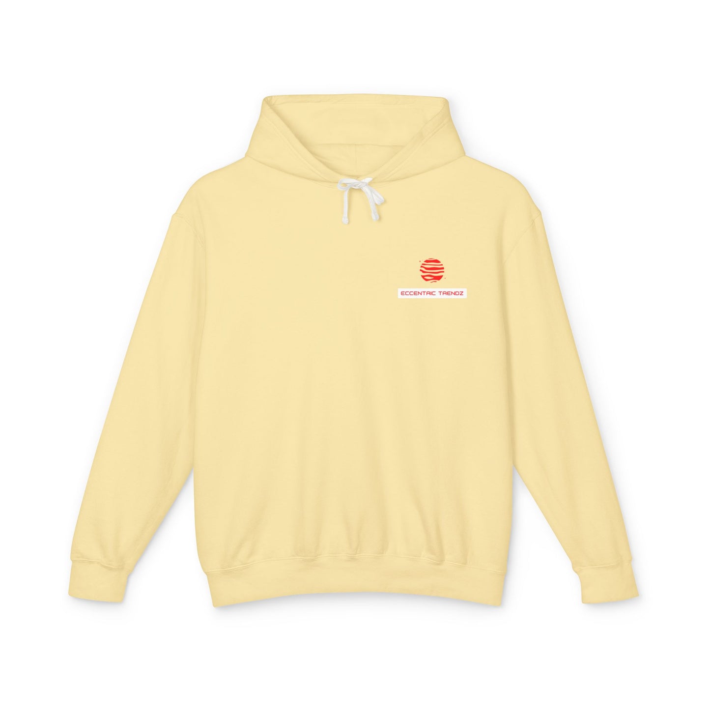 Eccentric Trendz Lightweight Cream Pullover Logo Hoodie