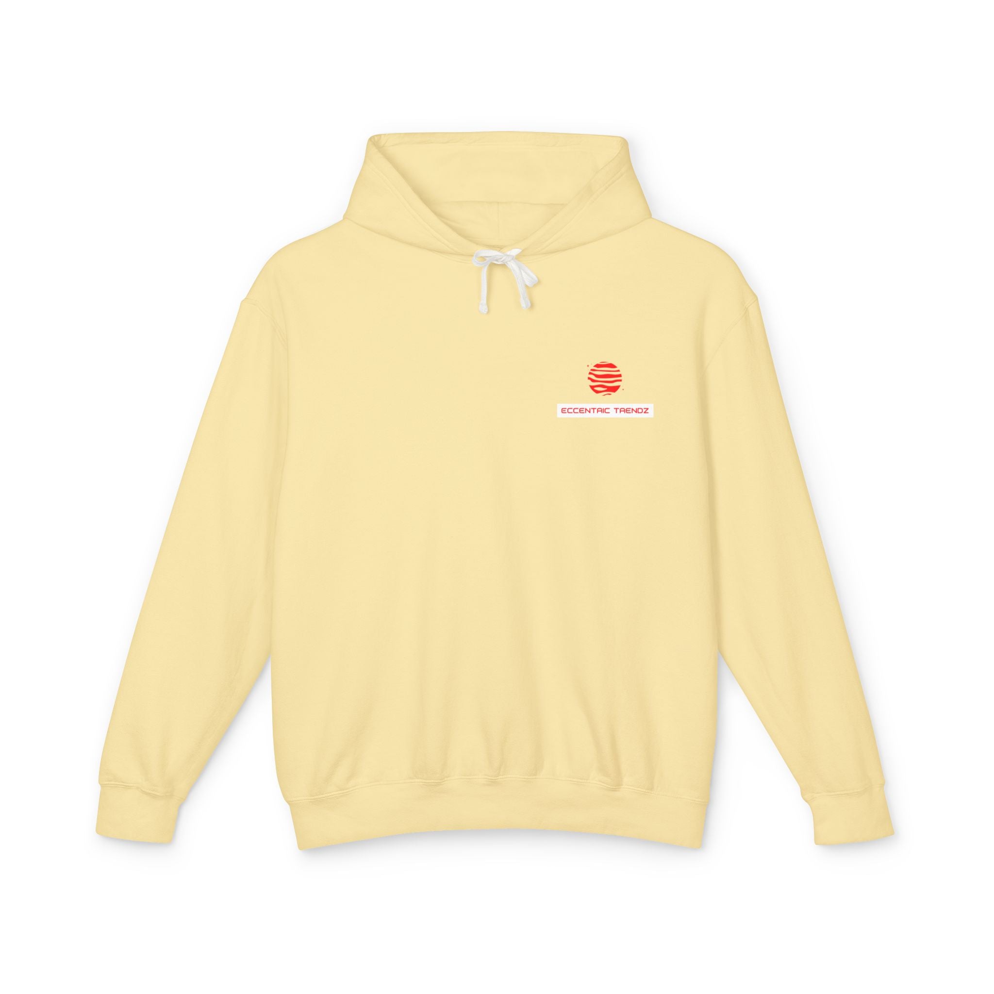 Eccentric Trendz Lightweight Cream Pullover Logo Hoodie