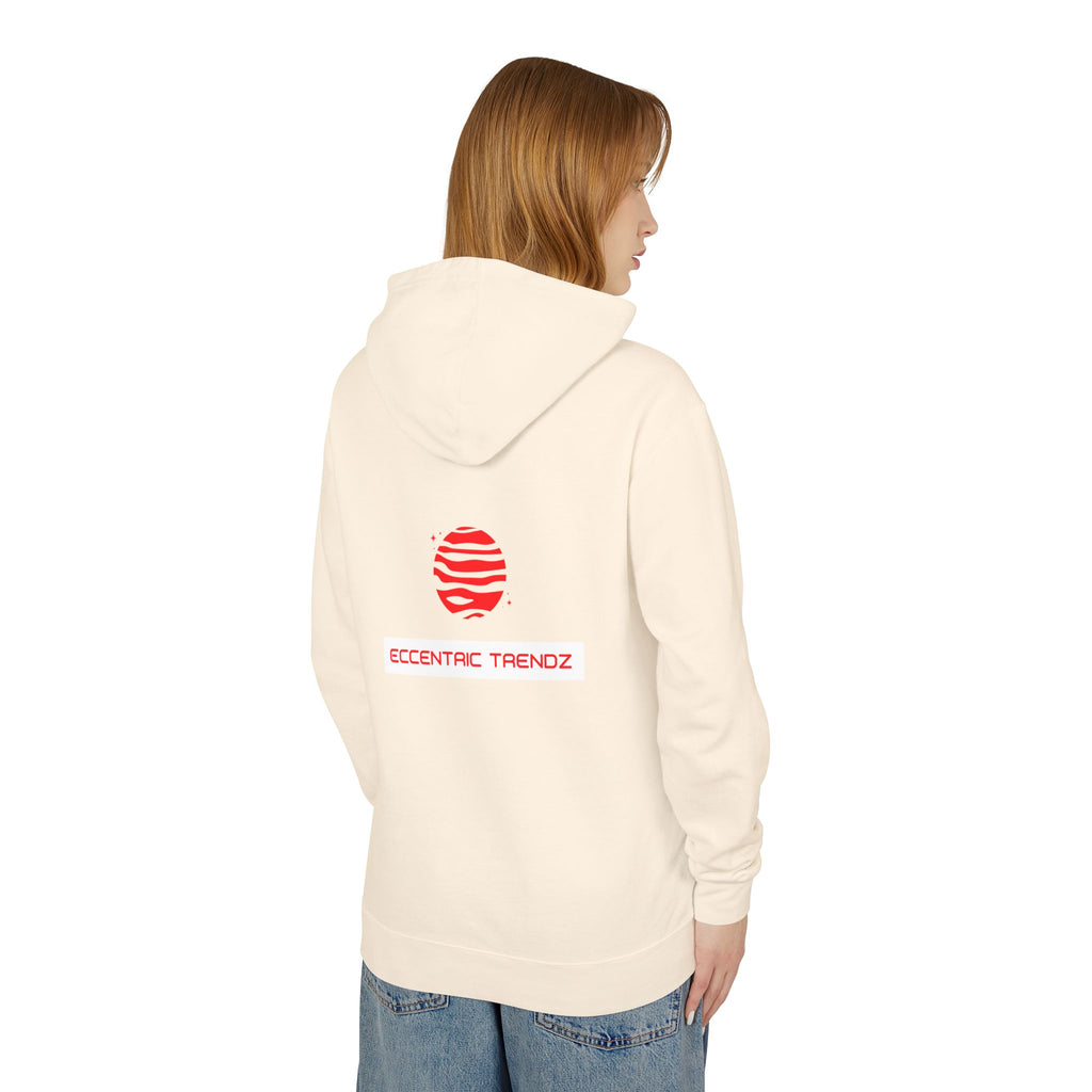 Eccentric Trendz Lightweight Cream Pullover Logo Hoodie